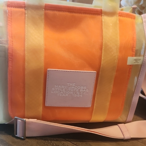 Marc Jacobs Yellow and Pink Tote Bag - Picture 8 of 11